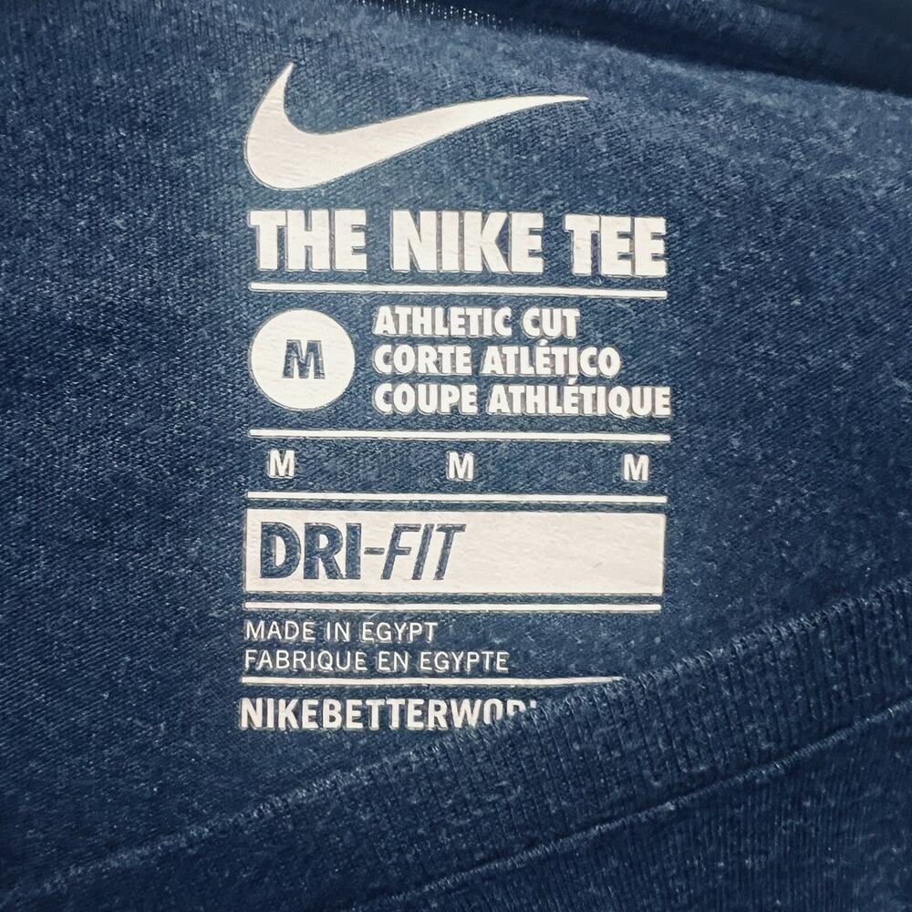 Nike United States Olympic Team Tee Mens M Dri Fit USA Logo Swoosh Navy Blue - Picture 4 of 4